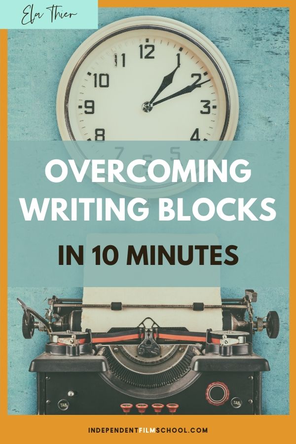 Free writing, Overcoming writing blocks
