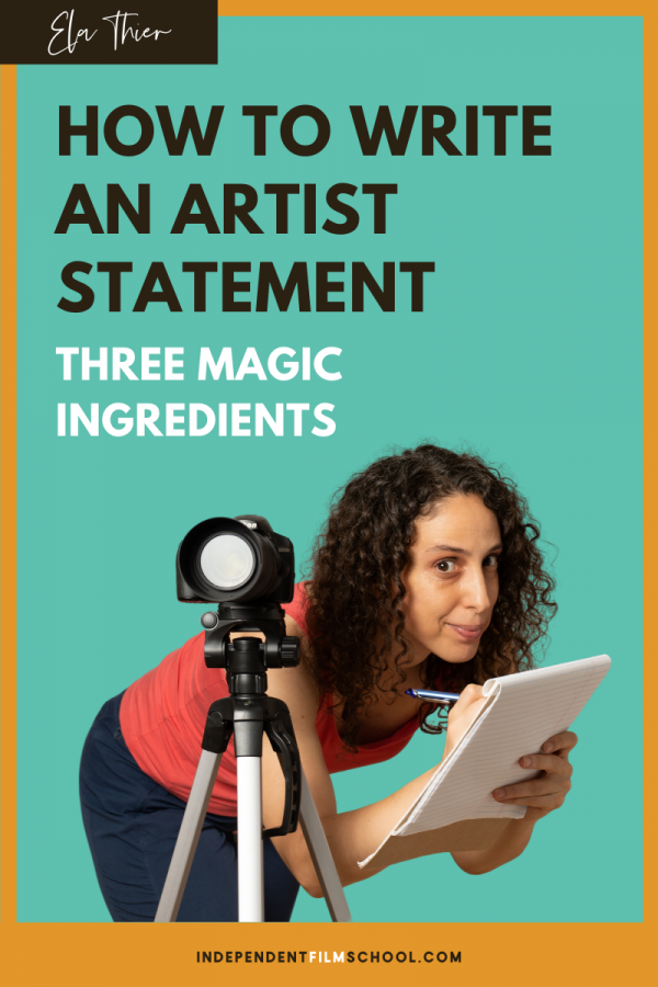 How to write an artist statement